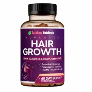 Hair Growth Suplemento-biotina 10.000 Mcg- Colágeno Optimsm