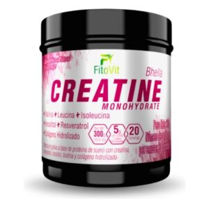 Creatina Monohidratada, Masa Muscular Para Mujer 300g